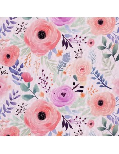 OUTDOOR DEKOSTOFFE OXFORD - Blumen - DX2889