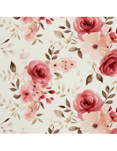 OUTDOOR DEKOSTOFFE OXFORD - Blumen - DX2890