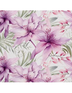 OUTDOOR DEKOSTOFFE OXFORD - Blumen - DX2892