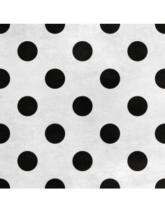 Royal Samt Stoff Polyester Zum Nähen - Motiv schwarze Punkte