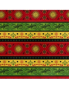 Royal Samt Stoff Polyester Zum Nähen - Motiv farbige Streifen