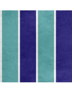 Royal Samt Stoff Polyester Zum Nähen - Motiv Blaue Streifen 2