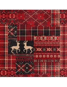Royal Samt Stoff Polyester Zum Nähen - Motiv Thema Weihnachten