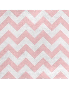 Royal Samt Stoff Polyester Zum Nähen - Motiv rosa Zickzack