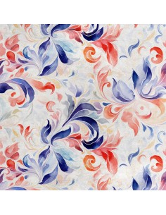 Royal Samt Stoff Polyester Zum Nähen - Motiv Abstraktion - RDX2022