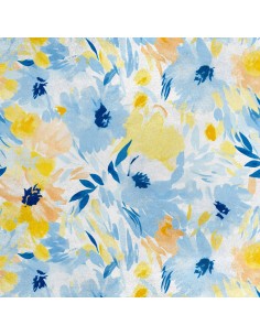 Royal Samt Stoff Polyester Zum Nähen - Motiv Abstraktion - RDX2026