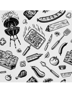 OUTDOOR DEKOSTOFFE OXFORD - BBQ - DX1773