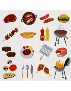 OUTDOOR DEKOSTOFFE OXFORD - BBQ - DX1774