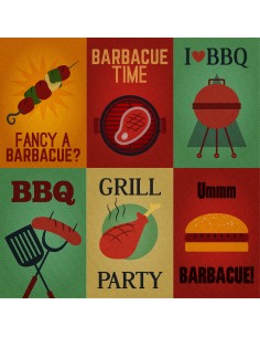 OUTDOOR DEKOSTOFFE OXFORD - BBQ - DX1796