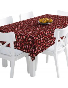 Tischdecke Abwaschbar Tischtuch Gartentischdecke Fleckschutz Wasserabweisend Tafeldecke - BBQ