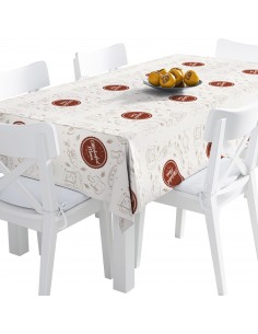 Tischdecke Abwaschbar Tischtuch Gartentischdecke Fleckschutz Wasserabweisend Tafeldecke - BBQ