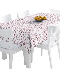 Tischdecke Abwaschbar Tischtuch Gartentischdecke Fleckschutz Wasserabweisend Tafeldecke - BBQ