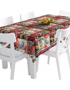 Tischdecke Abwaschbar Tischtuch Gartentischdecke Fleckschutz Wasserabweisend Tafeldecke - BBQ