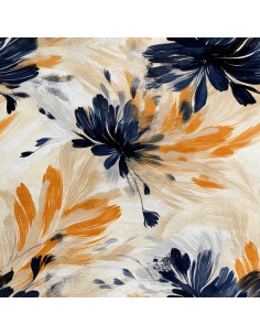 Royal Samt Stoff Polyester Zum Nähen - Motiv Abstraktion - RDX2564
