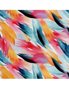 Royal Samt Stoff Polyester Zum Nähen - Motiv Abstraktion - RDX2883