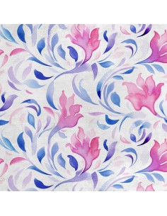 Royal Samt Stoff Polyester Zum Nähen - Motiv Abstraktion - RDX2897