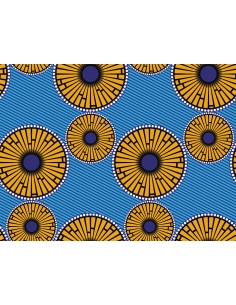 OUTDOOR DEKOSTOFFE OXFORD - Motiv Afro-ethnische Blumen I DR226