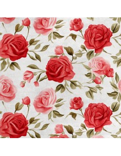 Royal Samt Stoff Polyester Zum Nähen - Motiv Blumen - RDX2012
