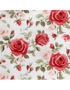 Royal Samt Stoff Polyester Zum Nähen - Motiv Blumen - RDX2124