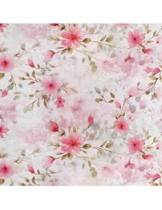 Royal Samt Stoff Polyester Zum Nähen - Motiv Blumen - RDX2140