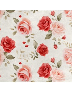 Royal Samt Stoff Polyester Zum Nähen - Motiv Blumen - RDX2166