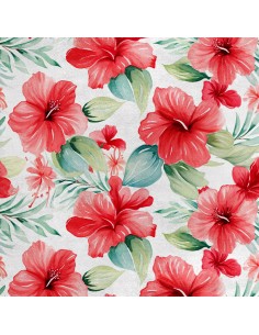 Royal Samt Stoff Polyester Zum Nähen - Motiv Blumen - RDX2212