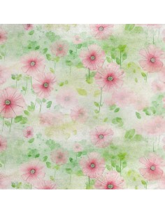 Royal Samt Stoff Polyester Zum Nähen - Motiv Blumen - RDX2411