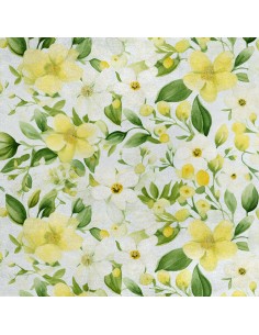 Royal Samt Stoff Polyester Zum Nähen - Motiv Blumen - RDX2454