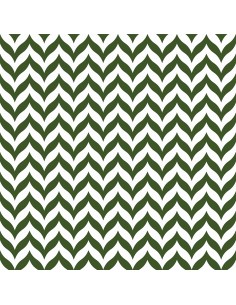 OUTDOOR DEKOSTOFFE OXFORD - Motiv geometrisches Muster -winzige Blätter I DR244