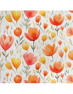 Royal Samt Stoff Polyester Zum Nähen - Motiv Blumen - RDX2482