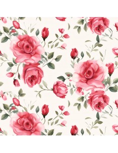 Royal Samt Stoff Polyester Zum Nähen - Motiv Blumen - RDX2551
