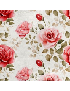 Royal Samt Stoff Polyester Zum Nähen - Motiv Blumen - RDX2581