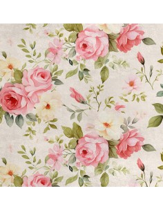 Royal Samt Stoff Polyester Zum Nähen - Motiv Blumen - RDX2582