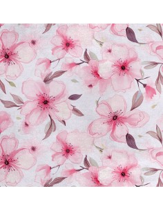 Royal Samt Stoff Polyester Zum Nähen - Motiv Blumen - RDX2618