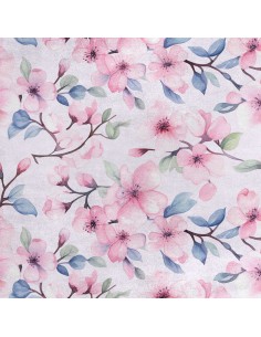 Royal Samt Stoff Polyester Zum Nähen - Motiv Blumen - RDX2626
