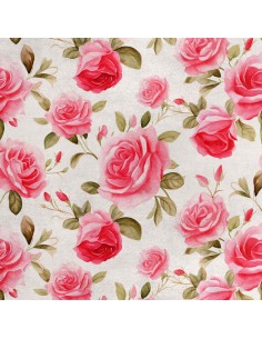 Royal Samt Stoff Polyester Zum Nähen - Motiv Blumen - RDX2698