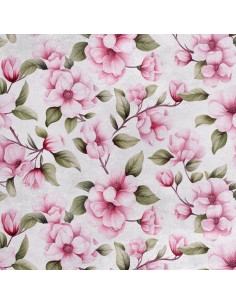 Royal Samt Stoff Polyester Zum Nähen - Motiv Blumen - RDX2762