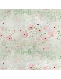 Royal Samt Stoff Polyester Zum Nähen - Motiv Blumen - RDX2786