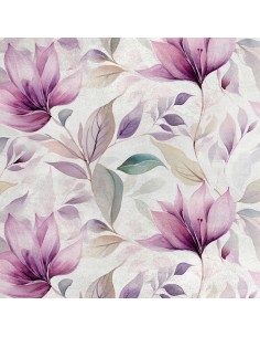 Royal Samt Stoff Polyester Zum Nähen - Motiv Blumen - RDX2874