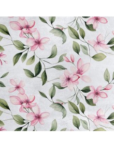 Royal Samt Stoff Polyester Zum Nähen - Motiv Blumen - RDX2899