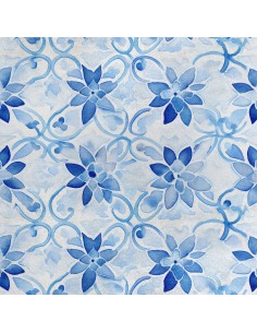 Royal Samt Stoff Polyester Zum Nähen - Motiv Blumen - RDX2915