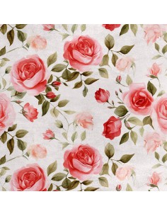 Royal Samt Stoff Polyester Zum Nähen - Motiv Blumen - RDX2928