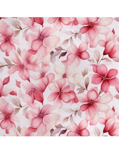 Royal Samt Stoff Polyester Zum Nähen - Motiv Blumen - RDX2943