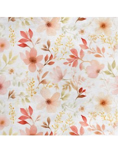 Royal Samt Stoff Polyester Zum Nähen - Motiv Blumen - RDX3003