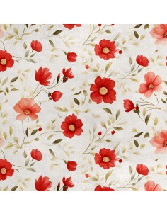 Royal Samt Stoff Polyester Zum Nähen - Motiv Blumen - RDX3035