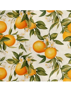 Royal Samt Stoff Polyester Zum Nähen - Motiv Obst - RDX2988