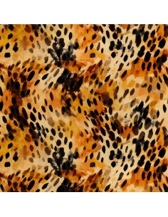 Royal Samt Stoff Polyester Zum Nähen - Motiv Tierdruck - RDX2265