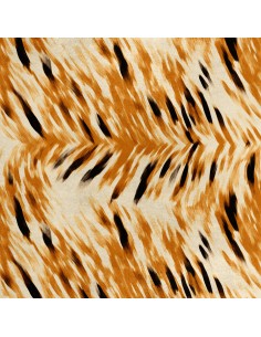 Royal Samt Stoff Polyester Zum Nähen - Motiv Tierdruck - RDX2335