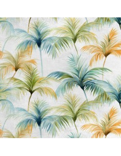 Royal Samt Stoff Polyester Zum Nähen - Motiv Blätter - RDX2078