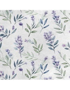 Royal Samt Stoff Polyester Zum Nähen - Motiv Blätter - RDX2829